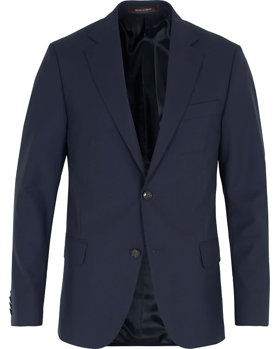 oscar jacobson edmund blazer super 120s wool navy Stilen Populær yd25r